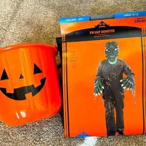 Swamp Monster costume. Boy size 10-12